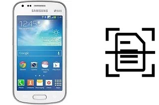 Numériser un document sur un Samsung Galaxy S Duos 2 S7582