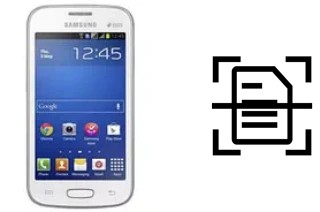 Numériser un document sur un Samsung Galaxy Star Pro S7260