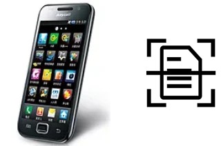 Numériser un document sur un Samsung I909 Galaxy S