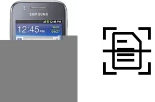 Numériser un document sur un Samsung Galaxy Y TV S5367