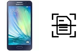 Numériser un document sur un Samsung Galaxy A3 Duos