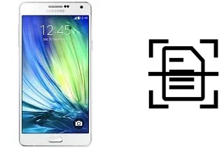 Numériser un document sur un Samsung Galaxy A7 Duos