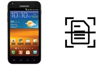 Numériser un document sur un Samsung Galaxy S II Epic 4G Touch