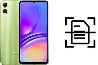 Numériser un document sur un Samsung Galaxy A05