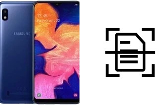 Numériser un document sur un Samsung Galaxy A10