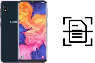 Numériser un document sur un Samsung Galaxy A10e