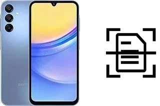 Numériser un document sur un Samsung Galaxy A15 5G