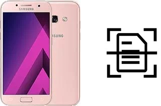 Numériser un document sur un Samsung Galaxy A3 (2017)