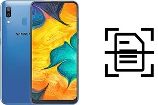 Numériser un document sur un Samsung Galaxy A30