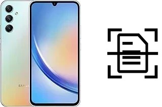 Numériser un document sur un Samsung Galaxy A34