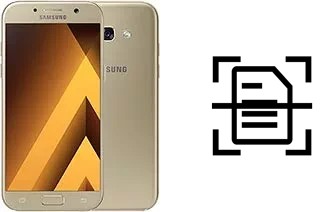 Numériser un document sur un Samsung Galaxy A5 (2017)