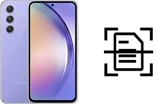 Numériser un document sur un Samsung Galaxy A54