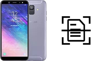 Numériser un document sur un Samsung Galaxy A6 (2018)