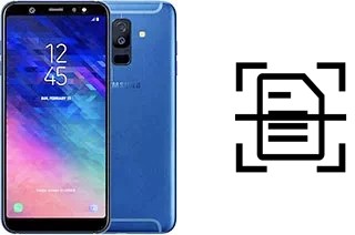 Numériser un document sur un Samsung Galaxy A6+ (2018)