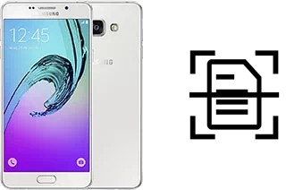 Numériser un document sur un Samsung Galaxy A7 (2016)