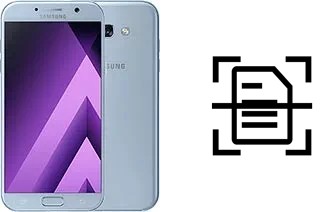 Numériser un document sur un Samsung Galaxy A7 (2017)