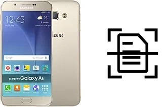 Numériser un document sur un Samsung Galaxy A8