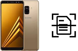 Numériser un document sur un Samsung Galaxy A8 (2018)