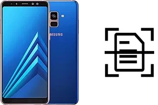 Numériser un document sur un Samsung Galaxy A8+ (2018)