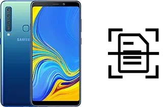 Numériser un document sur un Samsung Galaxy A9 (2018)