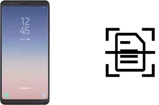 Numériser un document sur un Samsung Galaxy A9 Star