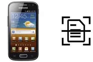 Numériser un document sur un Samsung Galaxy Ace 2 I8160