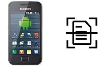 Numériser un document sur un Samsung Galaxy Ace Duos I589