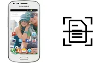 Numériser un document sur un Samsung Galaxy Ace II X S7560M