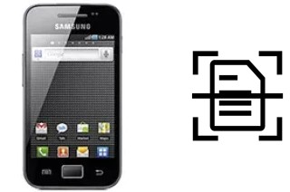 Numériser un document sur un Samsung Galaxy Ace S5830I