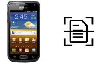 Numériser un document sur un Samsung Galaxy W I8150