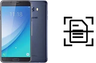 Numériser un document sur un Samsung Galaxy C7 Pro