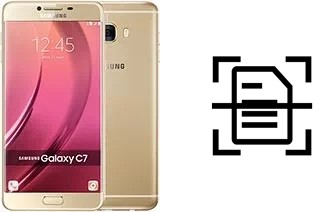 Numériser un document sur un Samsung Galaxy C7