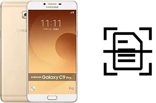 Numériser un document sur un Samsung Galaxy C9 Pro