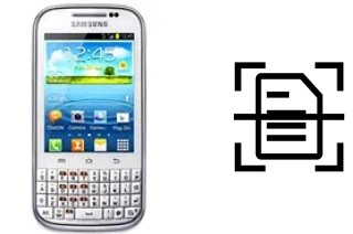 Numériser un document sur un Samsung Galaxy Chat B5330