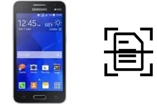 Numériser un document sur un Samsung Galaxy Core 2 Duos