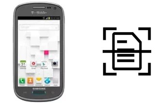 Numériser un document sur un Samsung Galaxy Exhibit T599