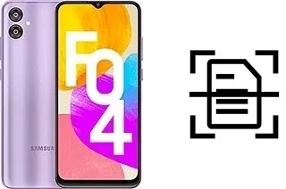 Numériser un document sur un Samsung Galaxy F04