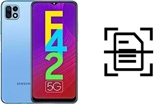 Numériser un document sur un Samsung Galaxy F42 5G