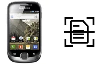 Numériser un document sur un Samsung Galaxy Fit S5670