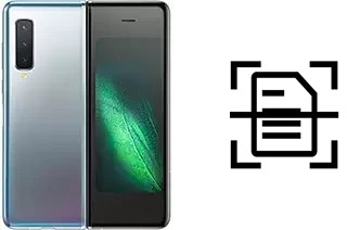 Numériser un document sur un Samsung Galaxy Fold 5G