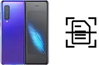 Numériser un document sur un Samsung Galaxy Fold