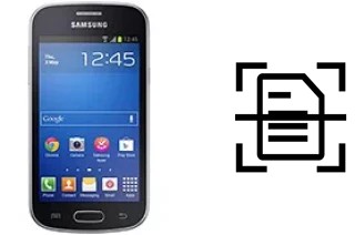 Numériser un document sur un Samsung Galaxy Fresh S7390