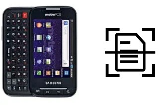 Numériser un document sur un Samsung R910 Galaxy Indulge