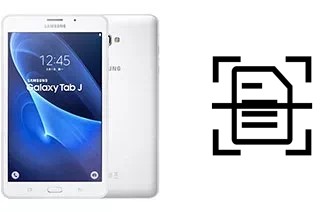 Numériser un document sur un Samsung Galaxy Tab J