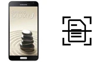 Numériser un document sur un Samsung Galaxy J