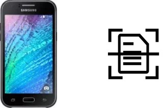 Numériser un document sur un Samsung Galaxy J1 mini