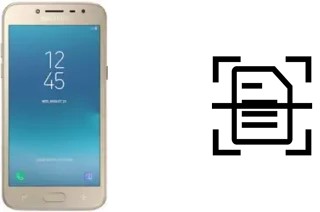 Numériser un document sur un Samsung Galaxy J2 (2018)