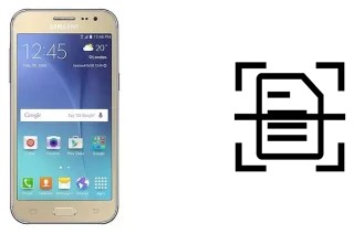 Numériser un document sur un Samsung Galaxy J2 DTV