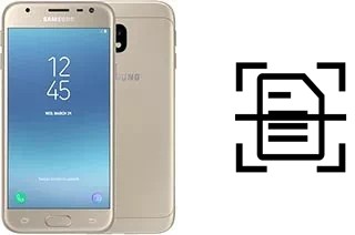 Numériser un document sur un Samsung Galaxy J3 (2017)