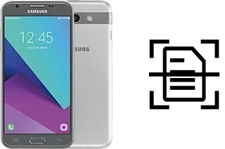 Numériser un document sur un Samsung Galaxy J3 Emerge